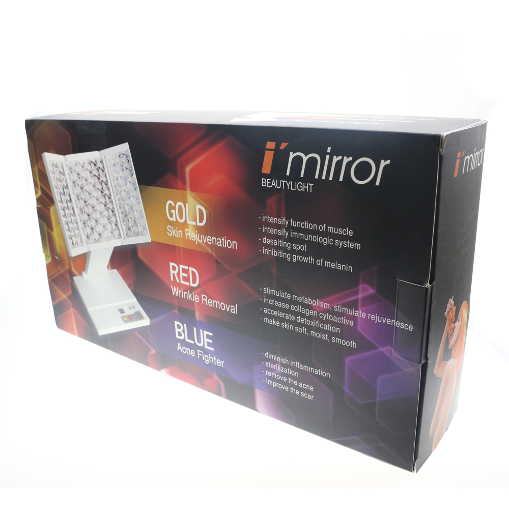 Equipamento de Beleza para Uso Doméstico com Terapia de Luz de Fótons LED 7 Cores Profissional para Rejuvenescimento da Pele