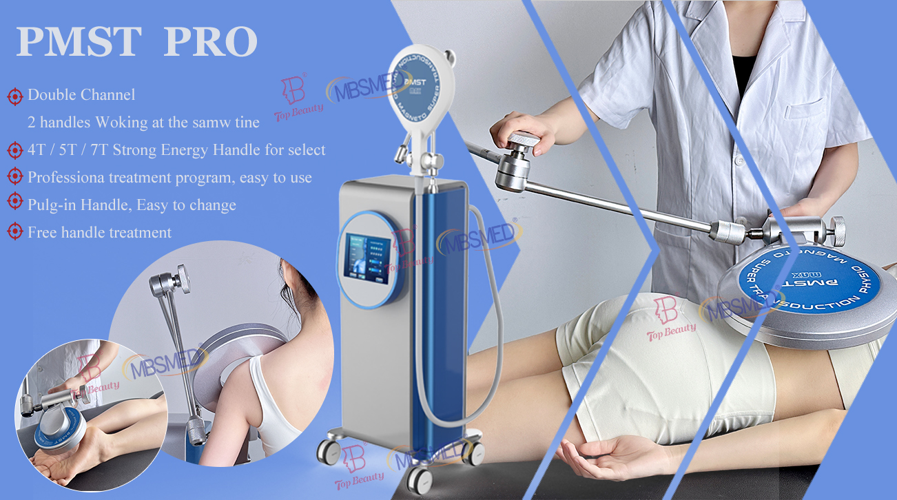 Máquina de terapia magneto física EMTT pemf 7T para alívio da dor e terapia para dor nas articulações