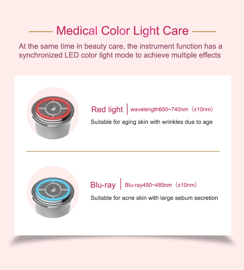 4 em 1 Novo Instrumento Profissional de Terapia HIFU RF Luz Vermelha EMS Anti Rugas Tratamento Equipamento RF