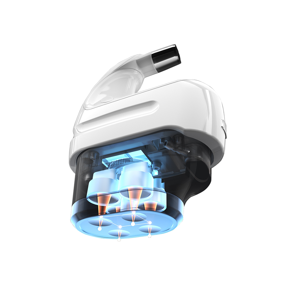1.000.000 disparos Máquina de beleza para cuidados com a pele de gelo 8D ICE Cooling HIFU 5D Smas Lifting