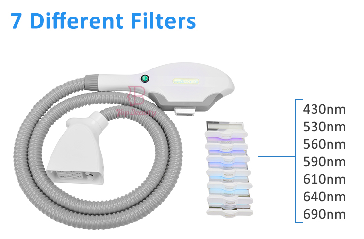Nova máquina de remoção de cabelo IPL de terapia de luz pulsada intensa