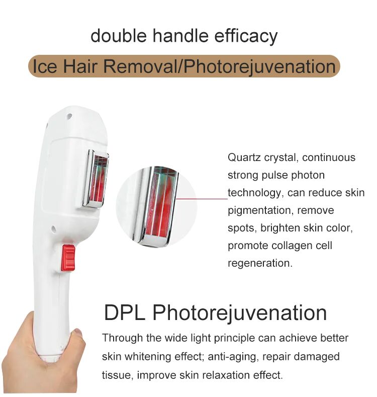 máquina de depilação a diodo DPL rejuvenescimento da pele lifting anti-rugas e máquina de beleza