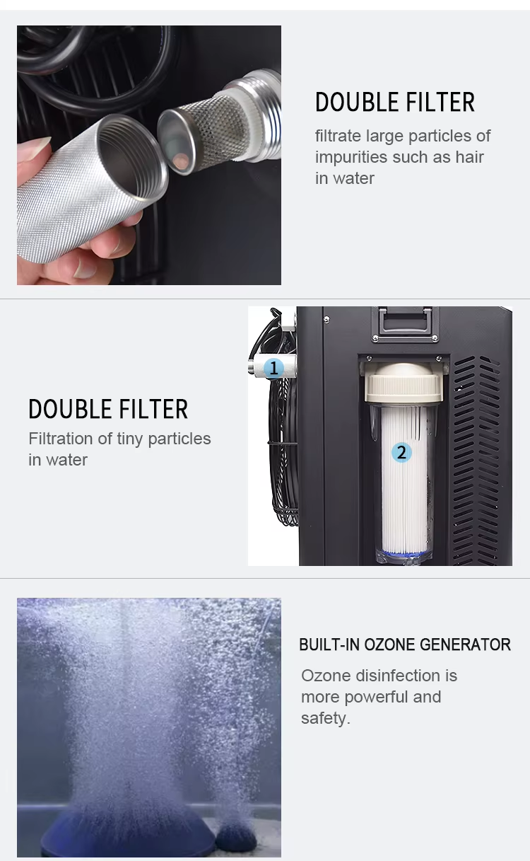Chiller de Água para Banho de Gelo para Recuperação de Atletas Alívio de Dor Relaxamento Muscular