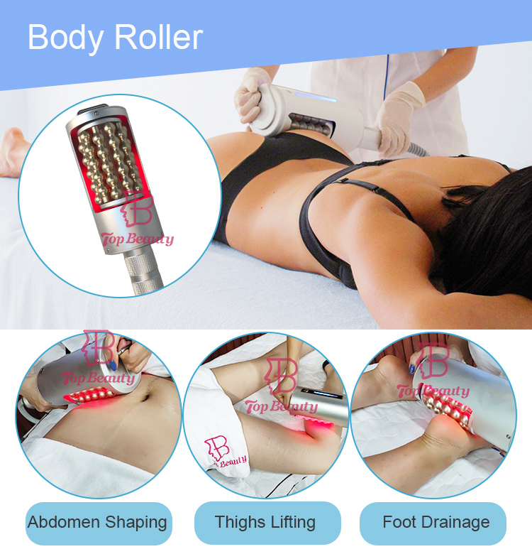 Máquina de massagem com rolo endospheres facial e corporal 2 em 1