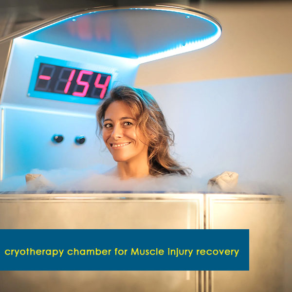 Máquina de crioterapia Cryosauna fisioterapia recuperação de lesões musculares
