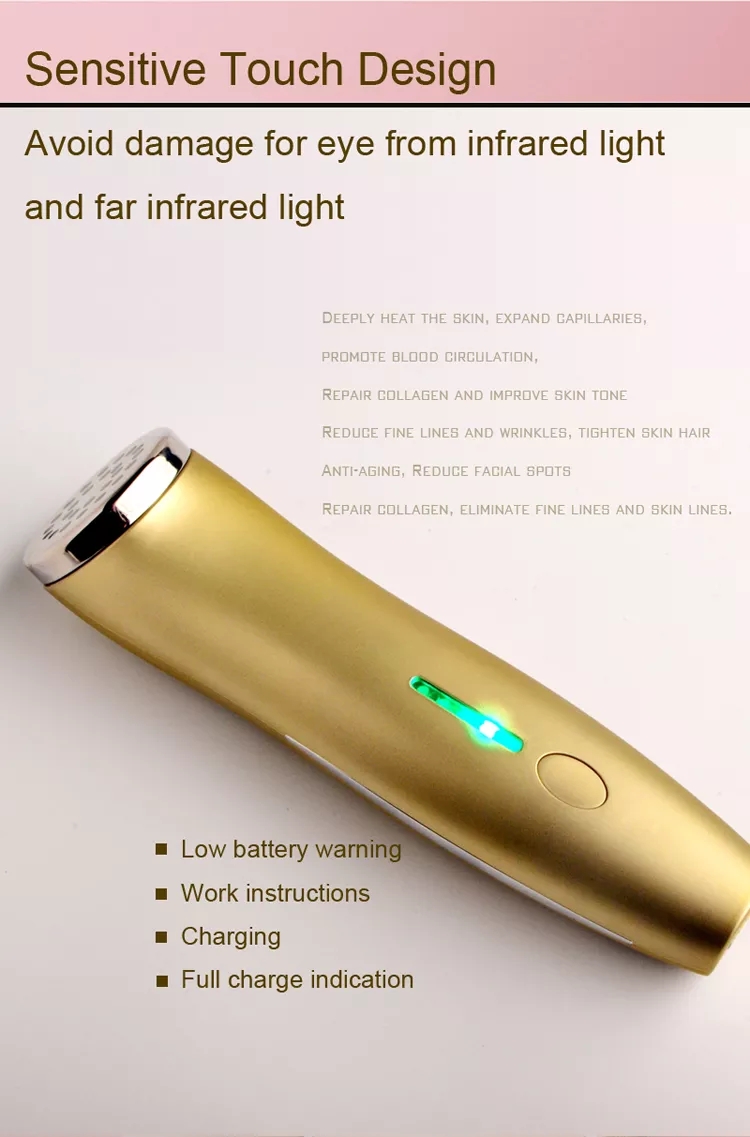 Aparelho de beleza para cuidados com a pele facial com levantamento e firmeza da pele por fótons para cuidados com a pele com led