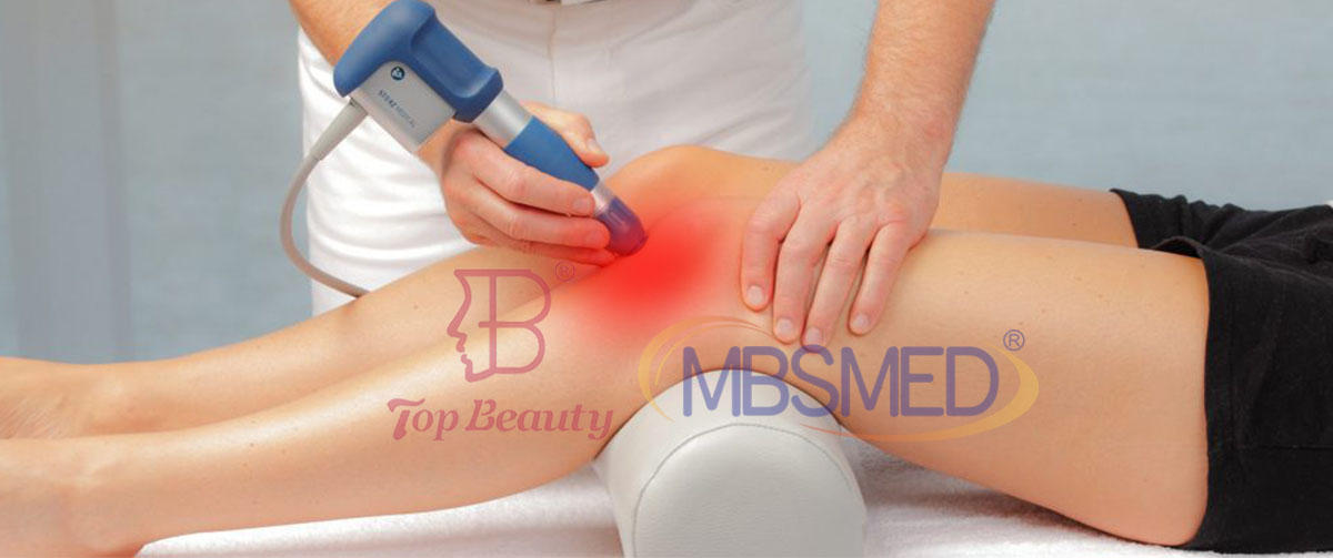 Máquina de Terapia por Ondas de Choque para DE e Alívio da Dor ESWT Máquina de Terapia por Ondas de Choque para Dor nas Costas, Cintura e Pernas