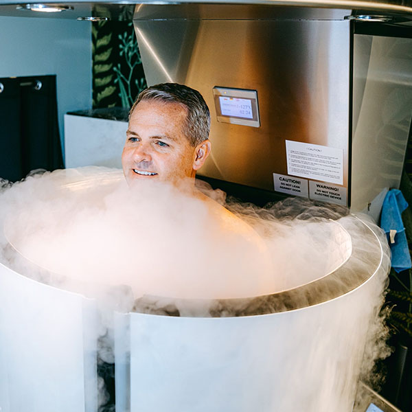 Máquina de crioterapia Cryosauna fisioterapia recuperação de lesões musculares