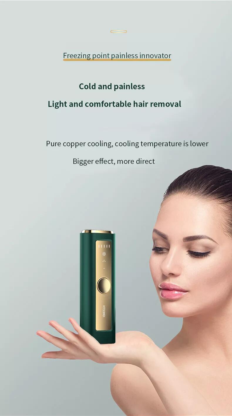 Máquina Mini para Uso Doméstico Remoção Permanente de Pelos a Laser IPL Instrumento de Remoção Permanente de Pelos a Laser IPL para Uso Doméstico