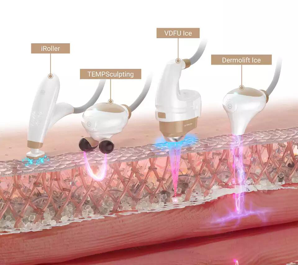 Máquina de aperto de pele de alta frequência de rádio rf VDHF nova de 2023, melhor equipamento de remoção de rugas, produto de cuidado facial de levantamento de beleza