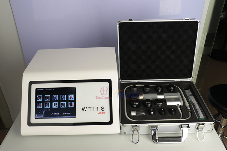 Máquina de Terapia por Ondas de Choque para DE e Alívio da Dor ESWT Máquina de Terapia por Ondas de Choque para Dor nas Costas, Cintura e Pernas
