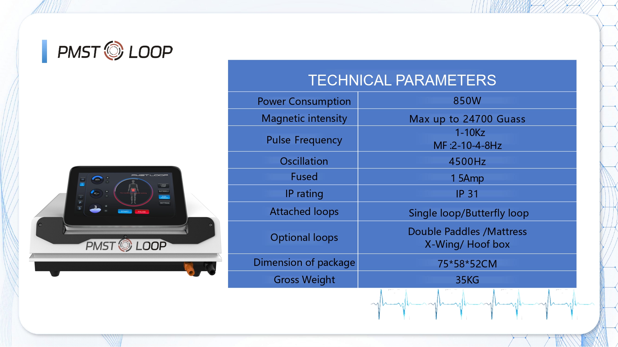 Máquina de Terapia Magneto Emtt Physio Portátil 2024 Fisioterapia Magneto para alívio da dor