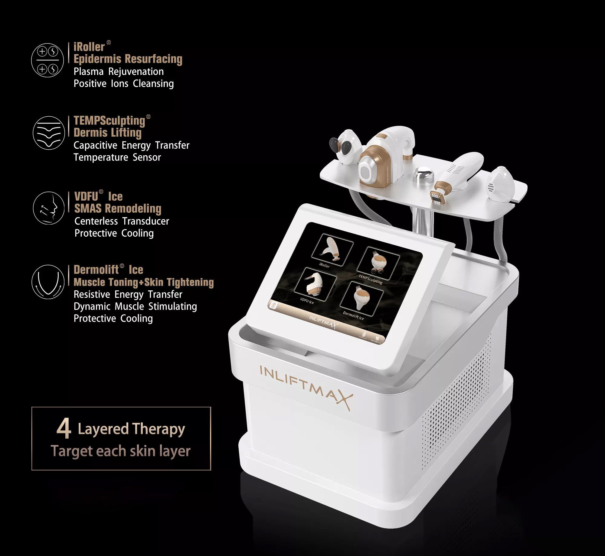 Máquina de aperto de pele de alta frequência de rádio rf VDHF nova de 2023, melhor equipamento de remoção de rugas, produto de cuidado facial de levantamento de beleza