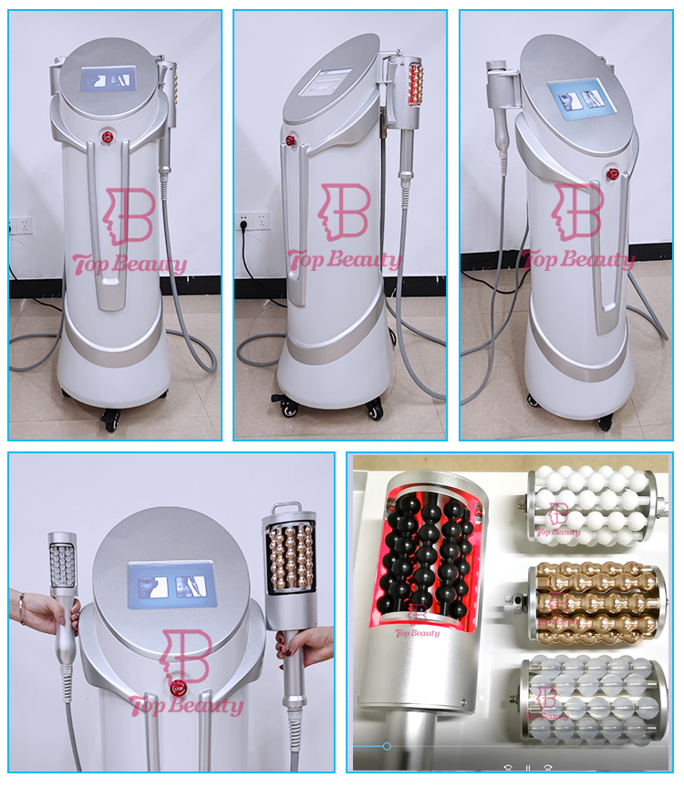 Máquina de massagem com rolo endospheres facial e corporal 2 em 1