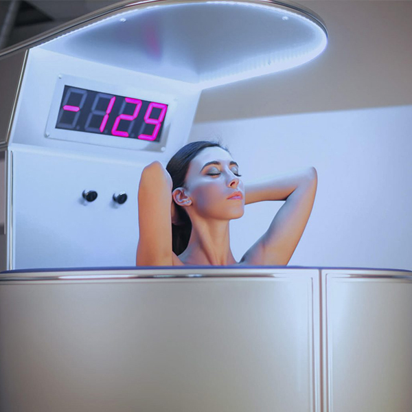 Máquina de crioterapia Cryosauna fisioterapia recuperação de lesões musculares