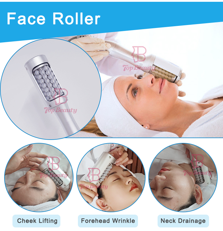 Máquina de massagem com rolo endospheres facial e corporal 2 em 1