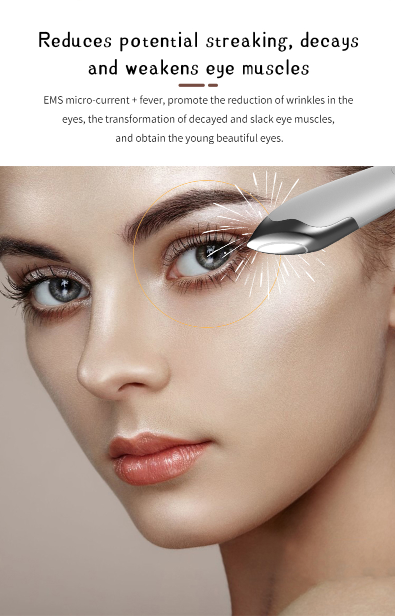 Massajador de Olhos Portátil Vibratório com Música Rechargeável Inteligente
