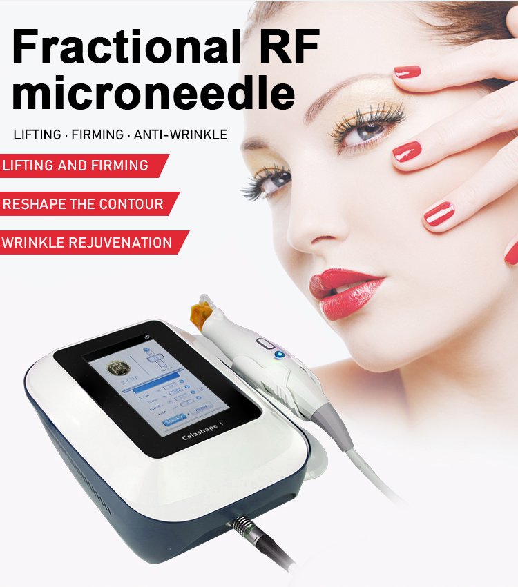 Máquina de microagulhamento RF mais recente para rejuvenescimento da pele facial, RF secreto de 4 agulhas para tratamento de cicatrizes de acne, microagulha fracionada RF