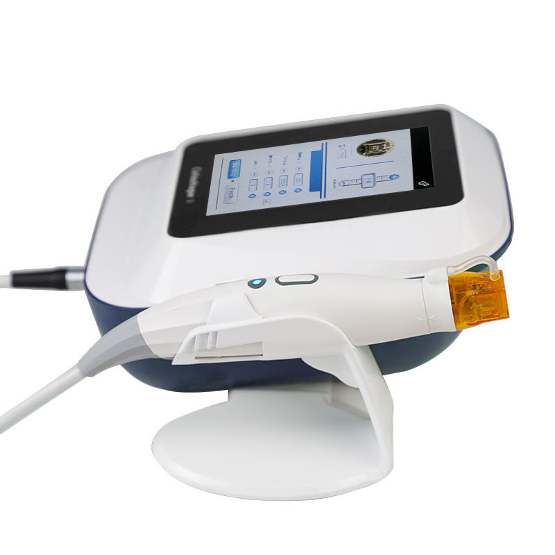 Máquina de microagulhamento RF mais recente para rejuvenescimento da pele facial, RF secreto de 4 agulhas para tratamento de cicatrizes de acne, microagulha fracionada RF