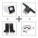 Máquina de Drenagem Linfática Pressoterapia 2 em 1 com 24 bolsas de ar