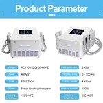 Almofadas de terapia Cryo Ems Placas de resfriamento Estimulação muscular eletrônica Máquina de escultura para emagrecimento corporal