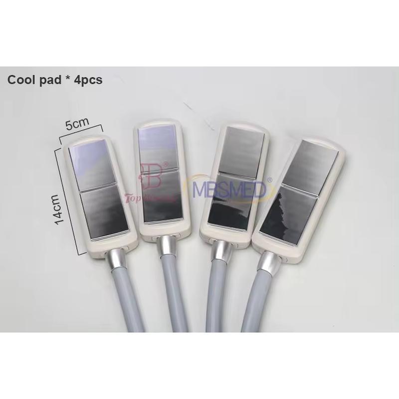 Almofadas de terapia Cryo Ems Placas de resfriamento Estimulação muscular eletrônica Máquina de escultura para emagrecimento corporal