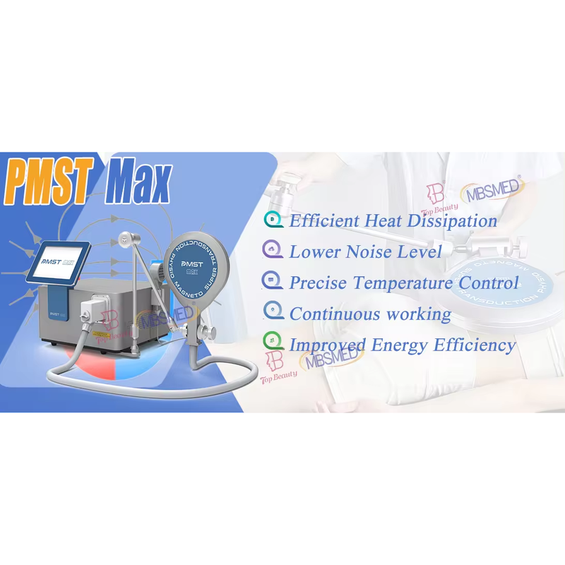Terapia de Transdução Magneto Extracorpórea Certificada CE Aplicação Corporal com Terapia Magnética Fisiológica Pulsada