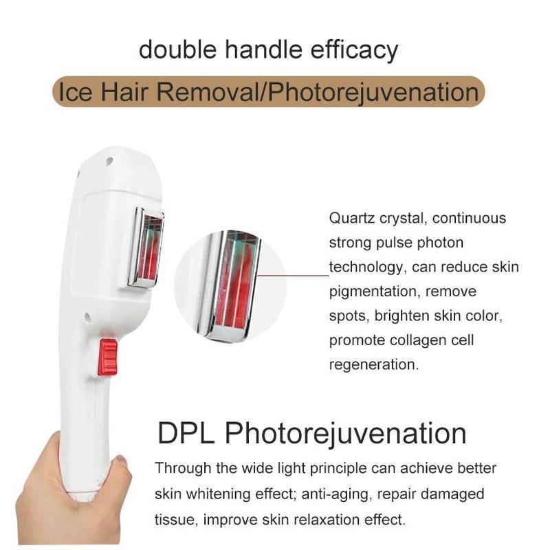 máquina de depilação a diodo DPL rejuvenescimento da pele lifting anti-rugas e máquina de beleza