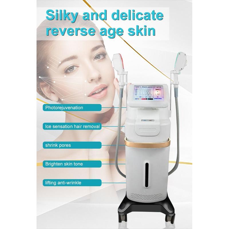 máquina de depilação a diodo DPL rejuvenescimento da pele lifting anti-rugas e máquina de beleza
