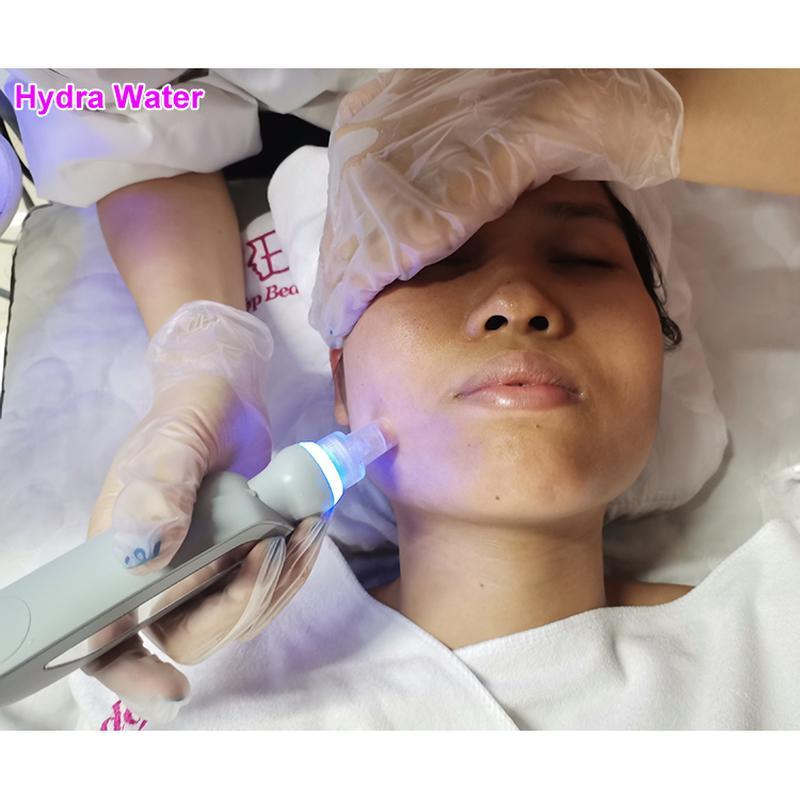 Dispositivo de Dermabrasão Facial Hidro com jato de água e oxigênio Anti-Envelhecimento Hidrodermoabrasão Cuidado com a pele do rosto