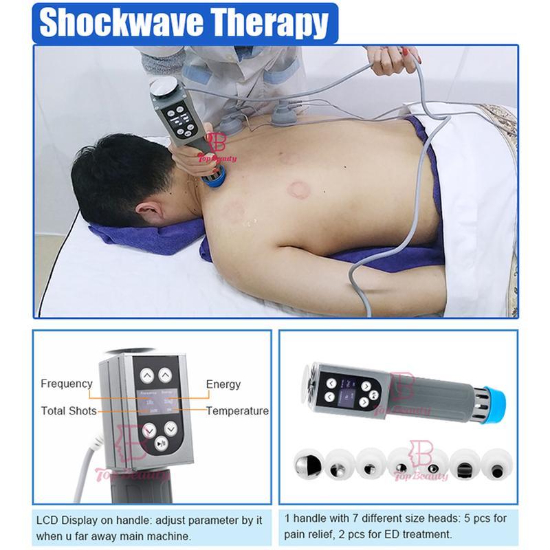 Máquina de Fisioterapia para Alívio da Dor com Tecnologia Tecar Ems de Choque 5 em 1