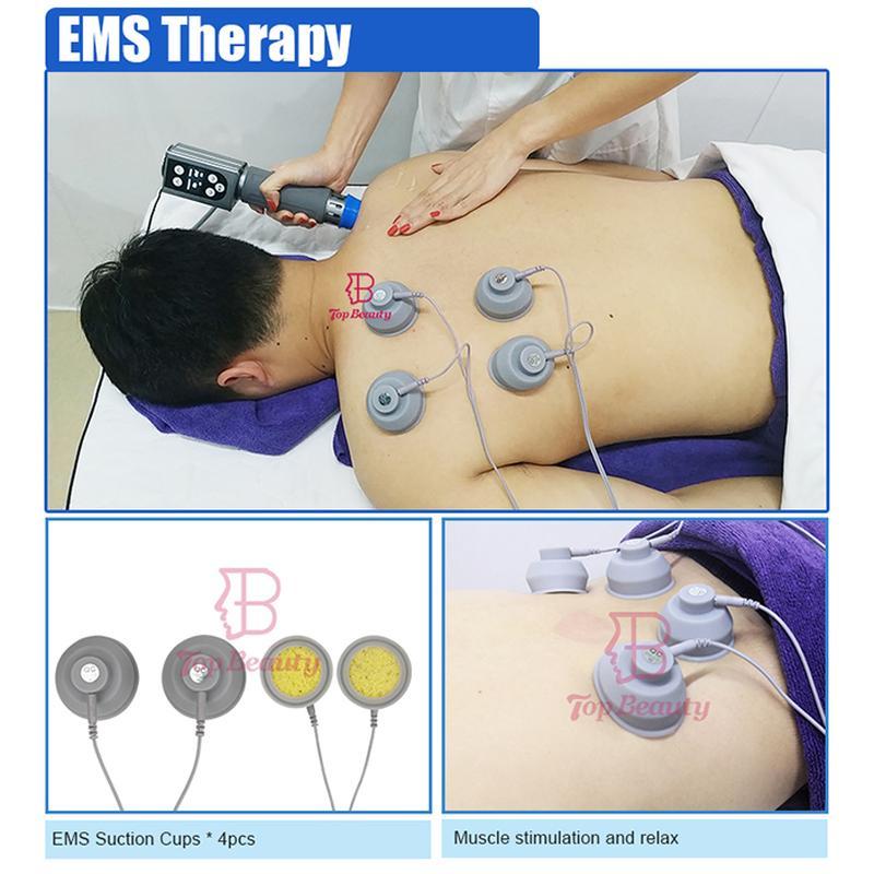 Máquina de Fisioterapia para Alívio da Dor com Tecnologia Tecar Ems de Choque 5 em 1