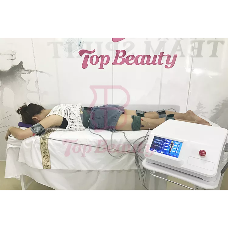 Máquina profissional de drenagem linfática por pressoterapia infravermelha 3 em 1 com manta