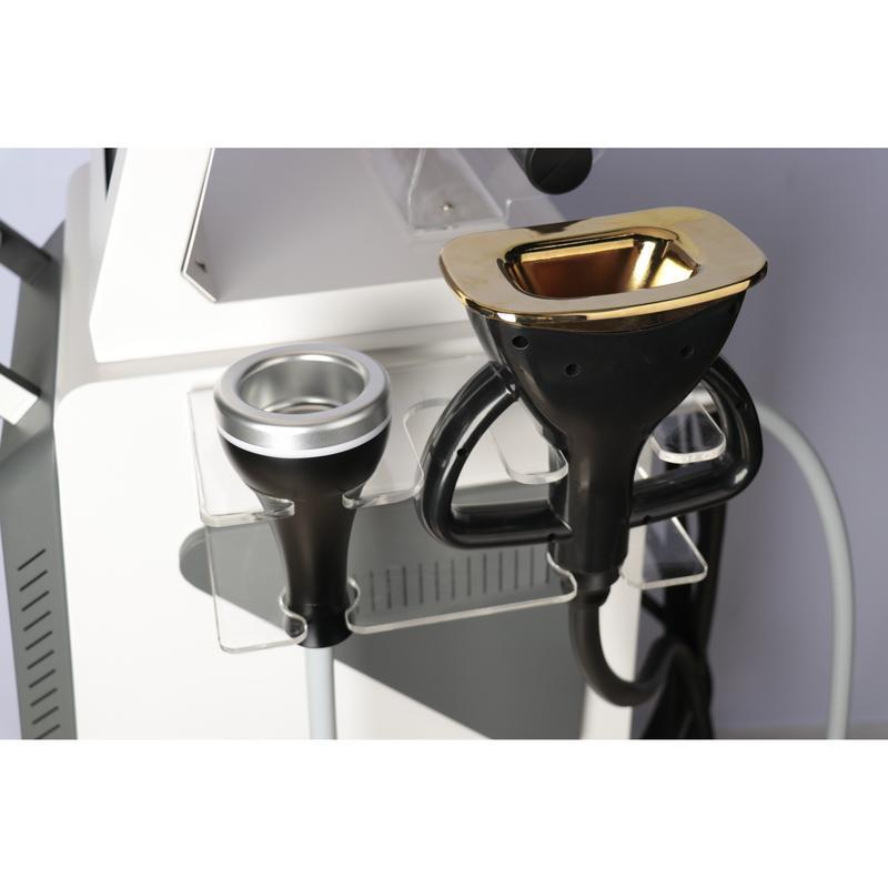 Máquina de massagem corporal com sistema de sucção RF Cryolipolysis 5 em 1 multi-polar para redução de gordura e emagrecimento em 2023