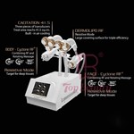 Máquina Profissional de 40k Ultrassom Cavitação RF para Remoção de Rugas Profundas e Redução de Gordura