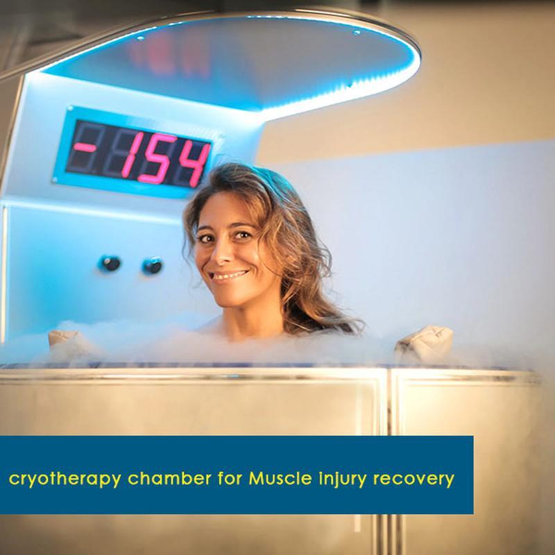 Máquina de crioterapia Cryosauna fisioterapia recuperação de lesões musculares