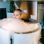 Máquina de crioterapia Cryosauna fisioterapia recuperação de lesões musculares