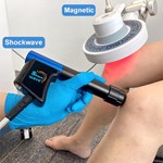 Equipamento de Fisioterapia a Laser de Onda de Choque Magnética 3 em 1