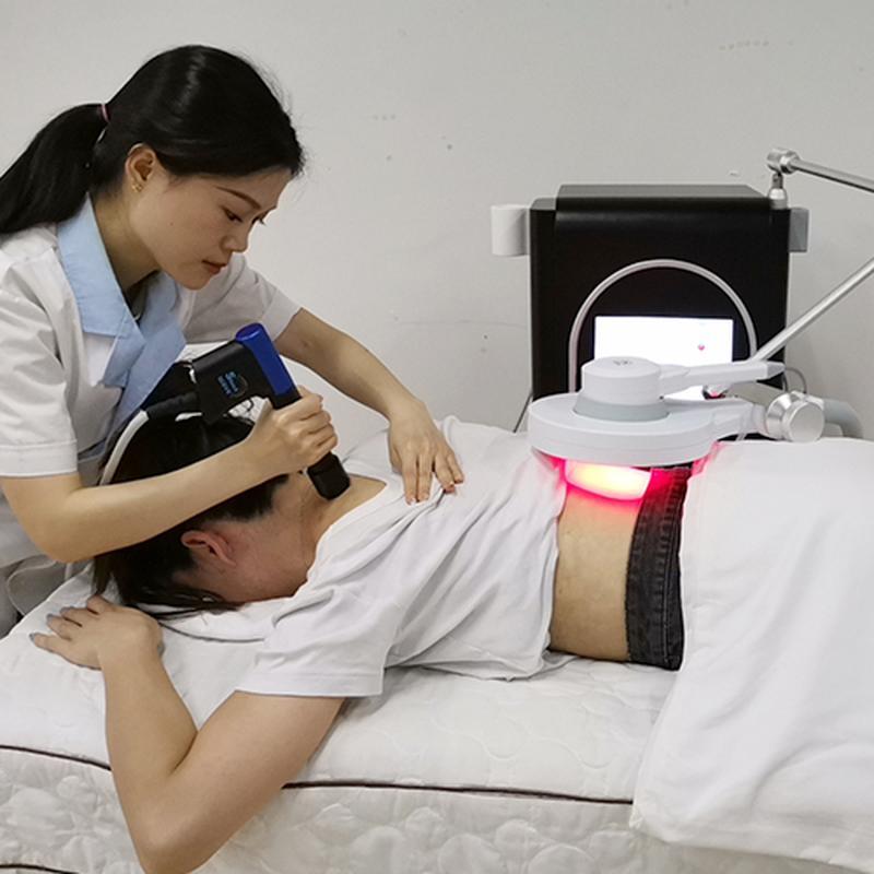 Equipamento de Fisioterapia a Laser de Onda de Choque Magnética 3 em 1