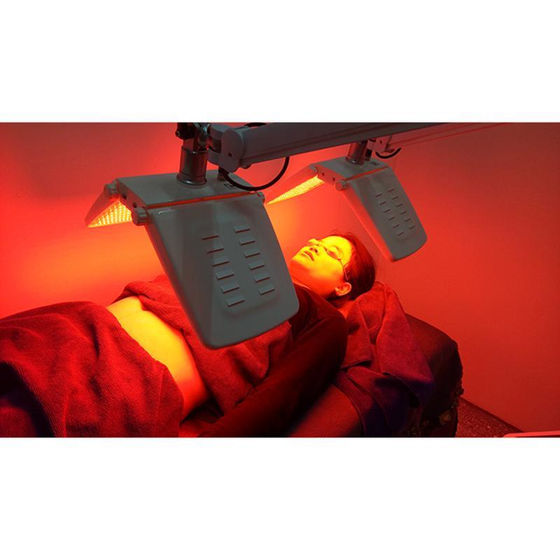 tratamento duplo plano terapia de luz facial com fótons PDT 7 Cores Terapia de Luz Facial LED Dispositivo de Beleza