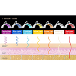 Profissional terapia de luz LED para cuidados faciais de beleza com 7 cores para rejuvenescimento da pele
