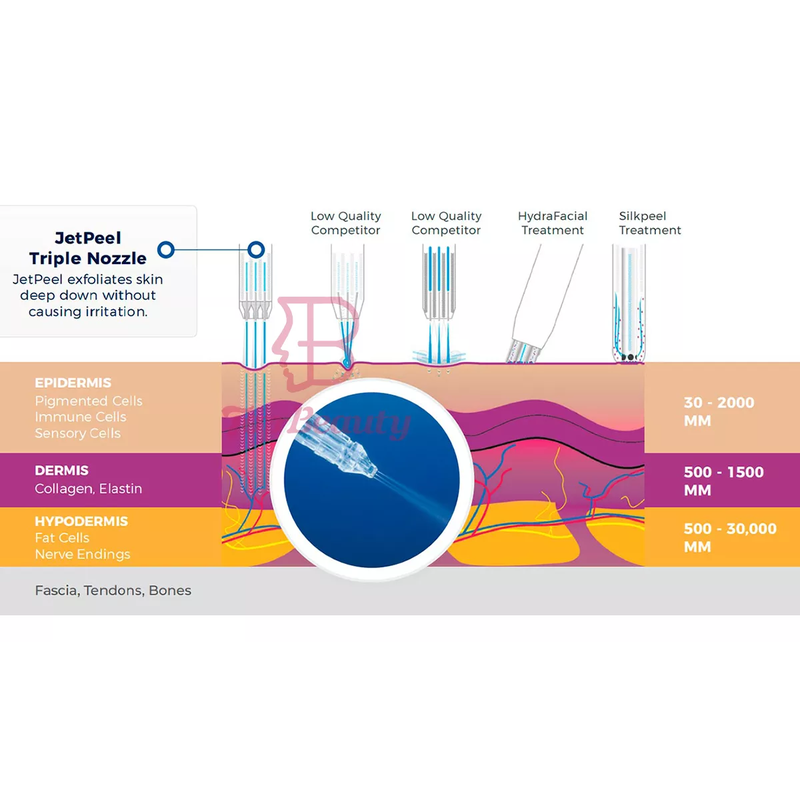 6 em 1 Terapia Facial Portátil com Luz de Fóton PDT 6 Cores LED Luz Facial PDT RF Aparelho de Hidrofacial para Rejuvenescimento da Pele