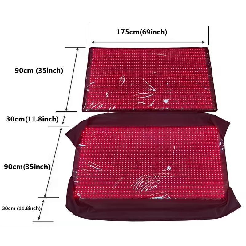 Terapia de Luz Infravermelha para perda de peso 660nm 850nm tapete de terapia de luz vermelha para o corpo todo