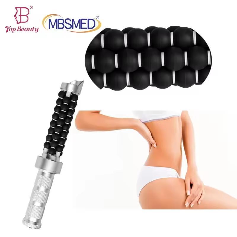 Redução de celulite Contorno corporal Drenagem linfática Rotação de 360 graus Emagrecimento Massagem com rolo de esfera interna 6D