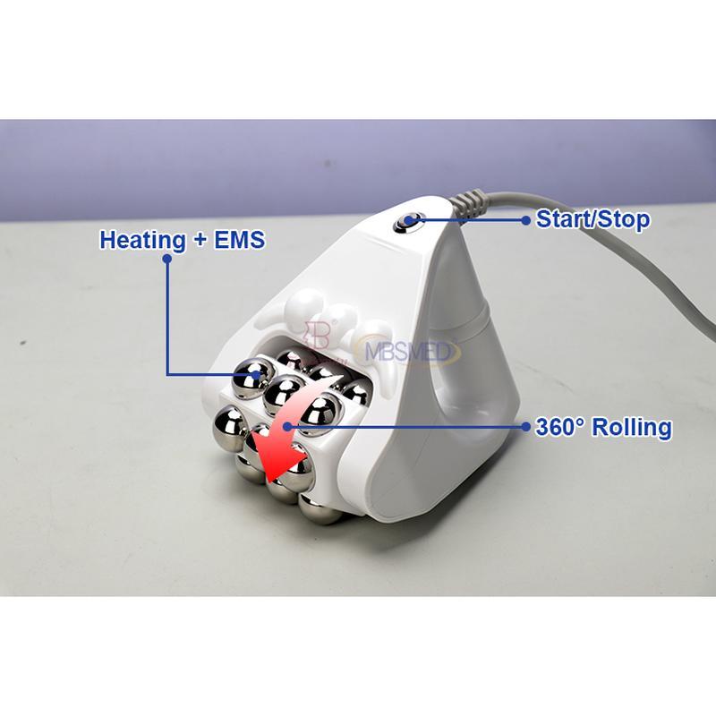 Aquecedor Rf Endosfera Roller Relaxador Muscular Vibratório Massagador Fitness Máquina de Modelagem Corporal