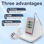 Aquecedor Rf Endosfera Roller Relaxador Muscular Vibratório Massagador Fitness Máquina de Modelagem Corporal