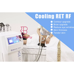 Korea Cooling RF levantador de glúteos escultura corporal massagem rf Face Lifting Body Sliming Machine