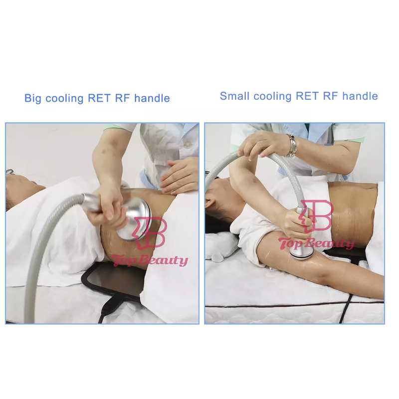 Korea Cooling RF levantador de glúteos escultura corporal massagem rf Face Lifting Body Sliming Machine