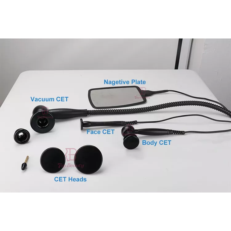 Máquina de Terapia Tecar RF a Vácuo de 448khz Indiba RF Remoção de Rugas Corpo Máquina de Emagrecimento Frequência de Rádio