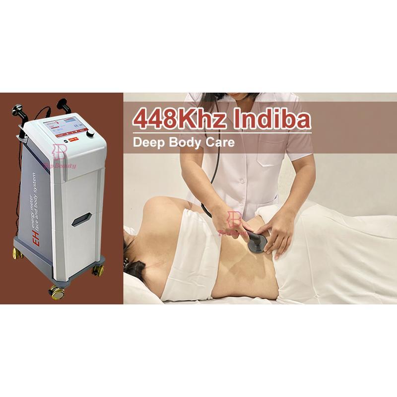 Máquina Inteligente de Diatermia Indiba Tecarterapia Rf para Queima Profunda de Gordura Tecar Fisioterapia